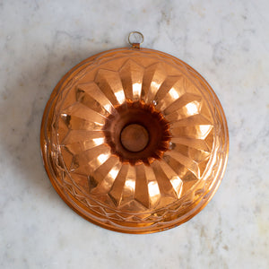 EX-PROP - HAND FORGED COPPER BUNDT CAKE MOULD I