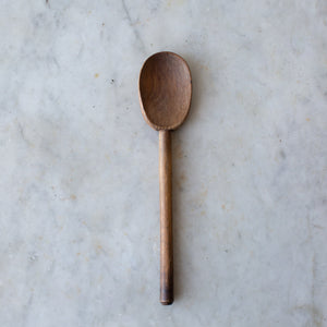 VINTAGE HAND CARVED WOODEN COOKING SPOONS SET
