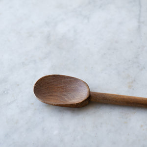 VINTAGE HAND CARVED WOODEN COOKING SPOONS SET