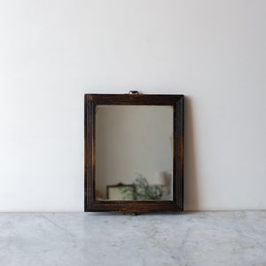 Vintage Wood-framed Mirror