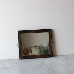 Vintage Wood-framed Mirror