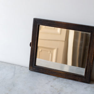 Vintage Wood-framed Mirror