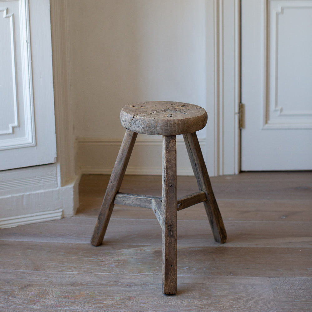 VINTAGE ELM STOOLS