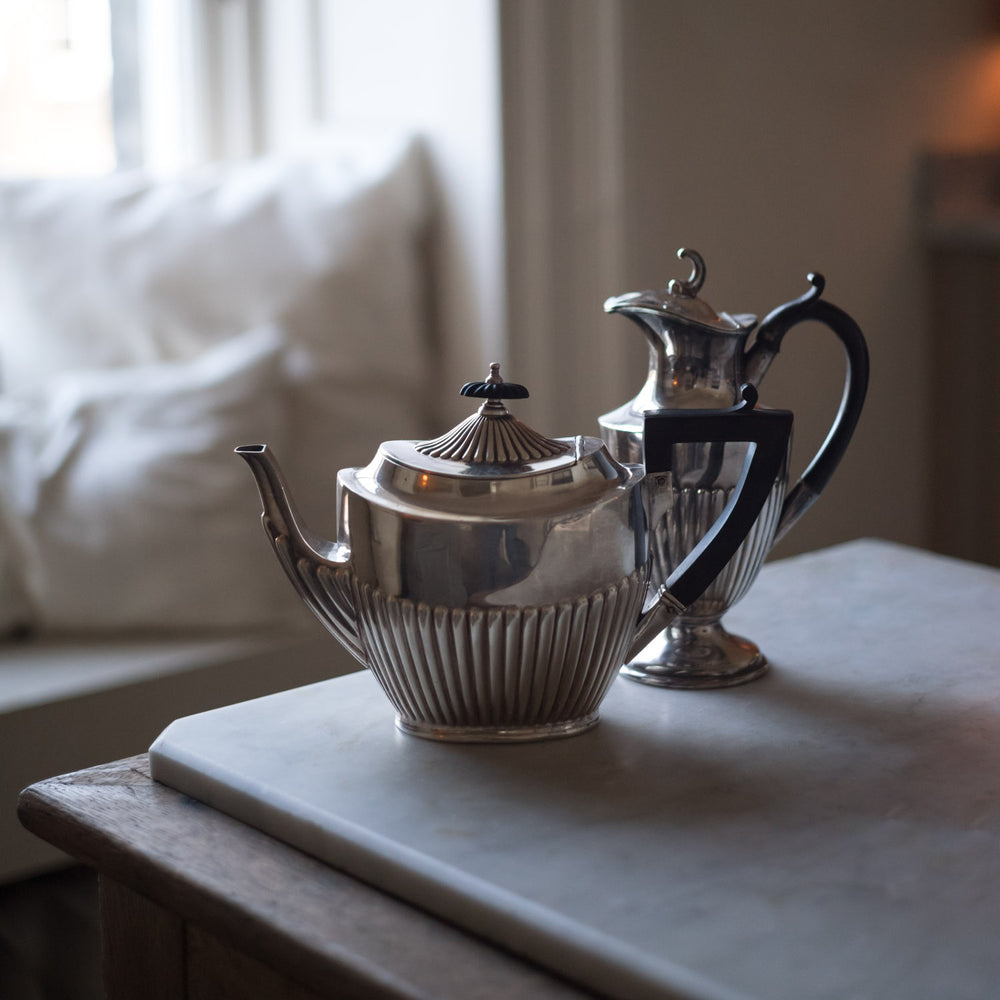 Fluted Tea Pot Vintage Fluted Tea Pot – Ellei Home