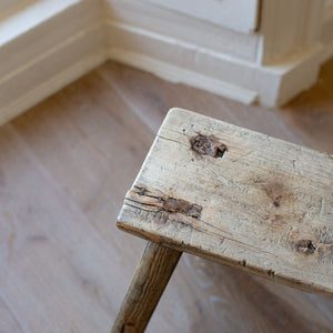 VINTAGE ELM STOOLS