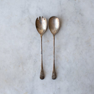 Vintage Serving Spoon and Fork set
