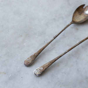 Vintage Serving Spoon and Fork set