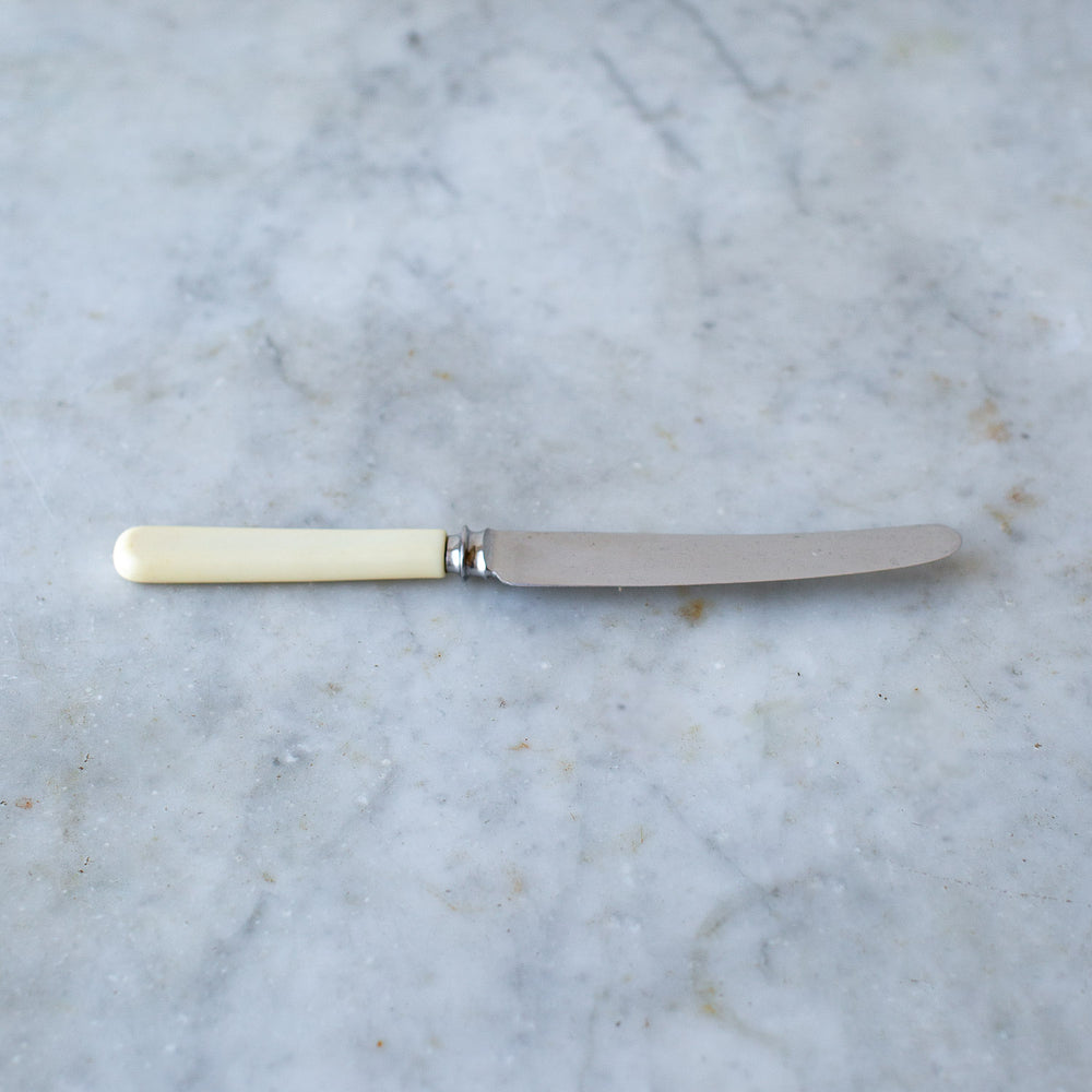 Vintage Sheffield England Faux Bone Handle Knife Set II