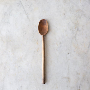VINTAGE HAND CARVED WOODEN COOKING SPOONS SET