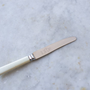 Vintage Sheffield England Faux Bone Handle Knife Set I