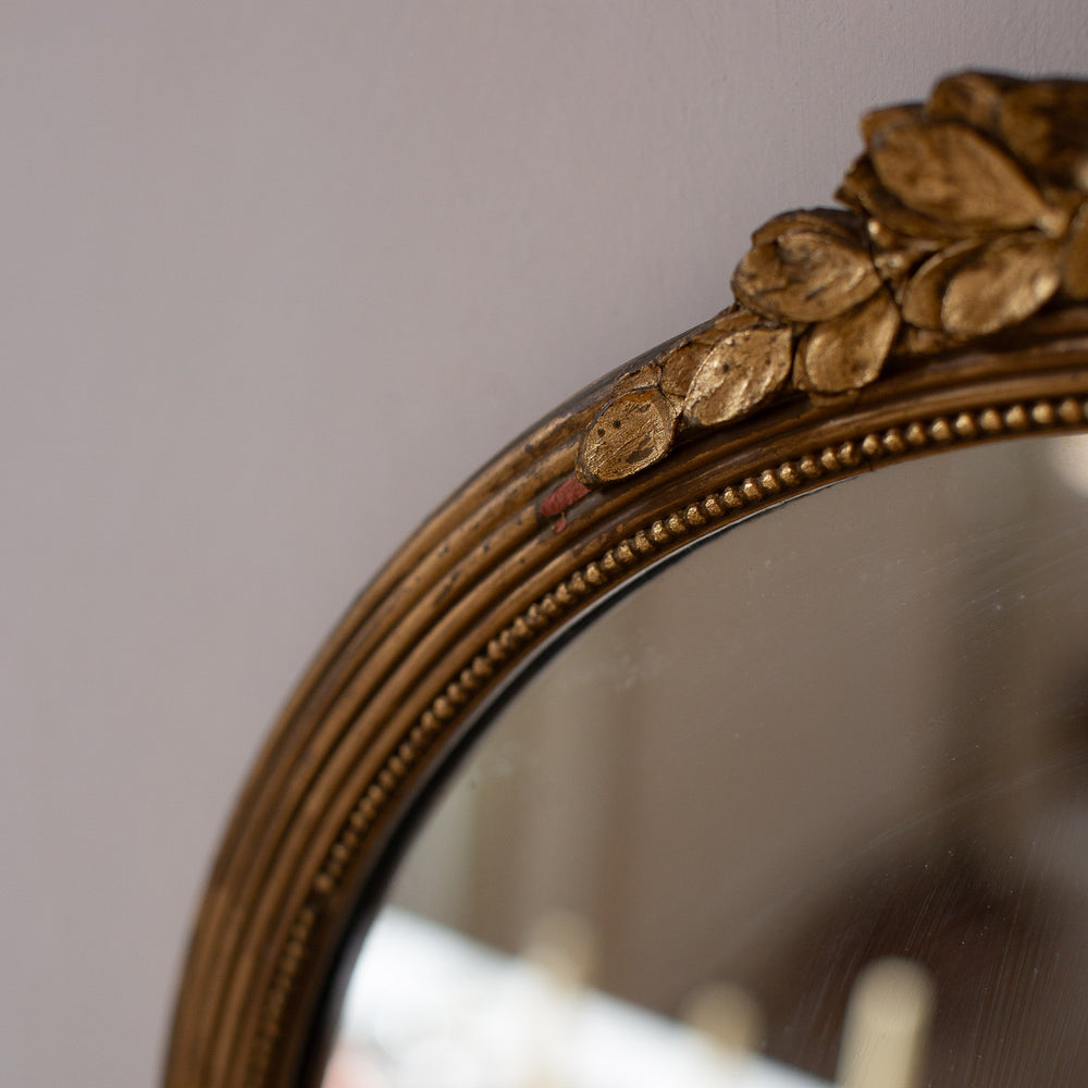 Vintage Decorative Gesso Mirror
