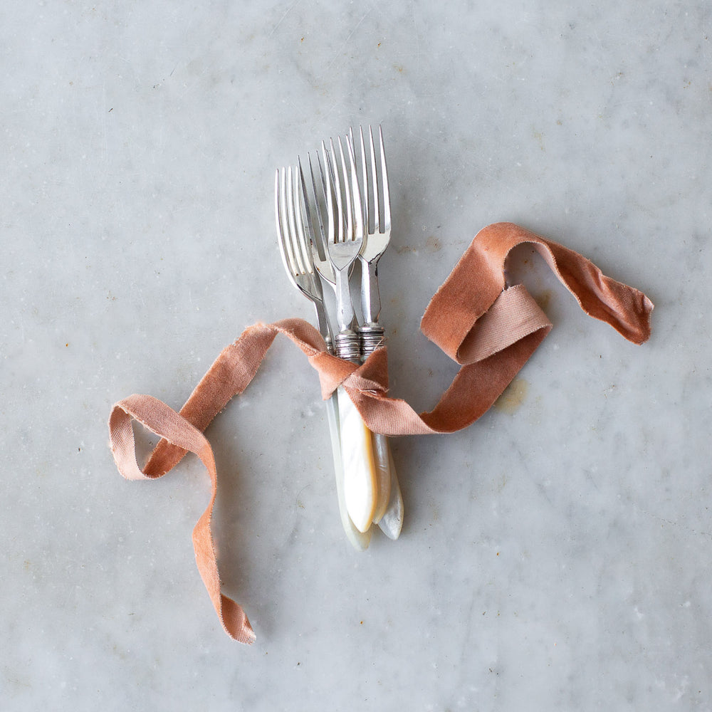 Vintage Simple Mother of Pearl Forks