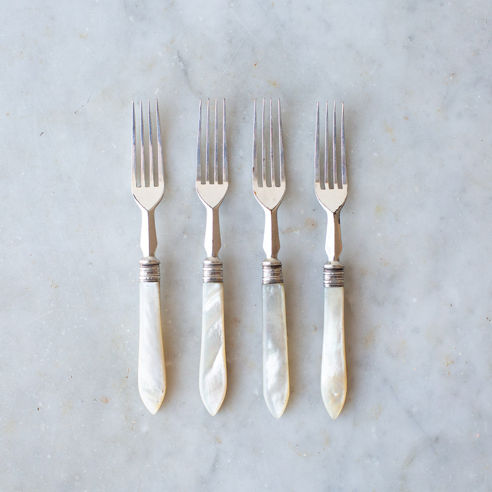 Vintage Simple Mother of Pearl Forks