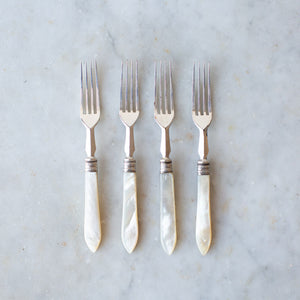 Vintage Simple Mother of Pearl Forks