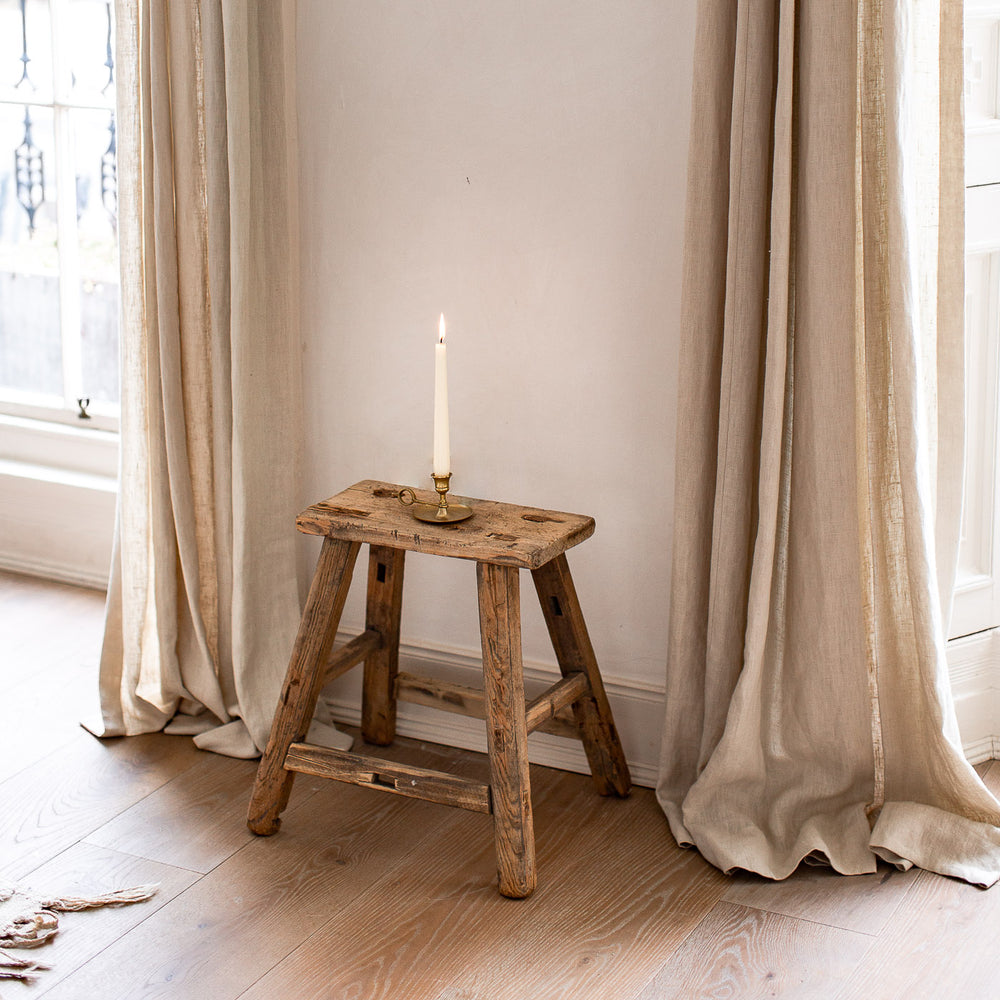 VINTAGE BRASS CHAMBERSTICK CANDLE HOLDER
