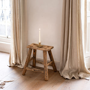 VINTAGE BRASS CHAMBERSTICK CANDLE HOLDER