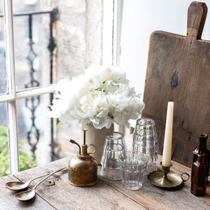 VINTAGE BRASS CHAMBERSTICK CANDLE HOLDER