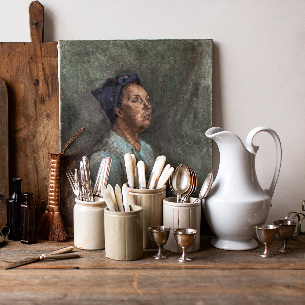VINTAGE STORAGE JAM JARS