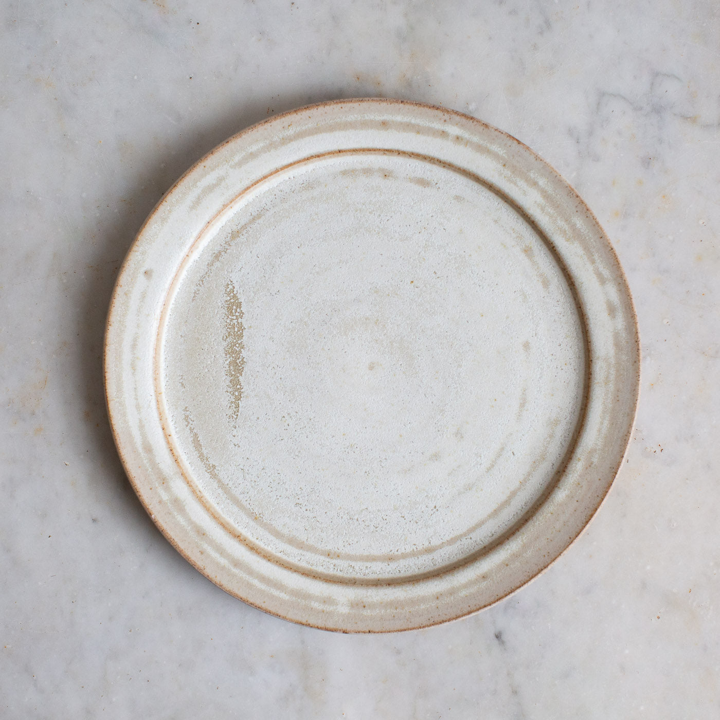 HANDMADE SPECKLED MATT GLAZED STONEWARE DINNER PLATE Ellei Home
