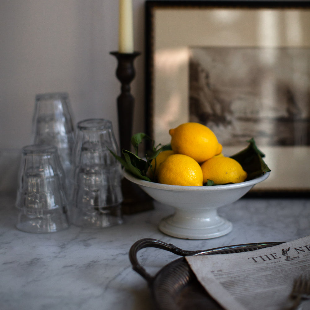 VINTAGE IRONSTONE FRUIT STAND