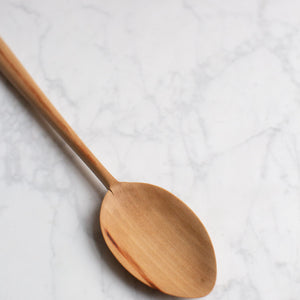 SECONDS - HAND CARVED SWEET GUM COOKING SPOON