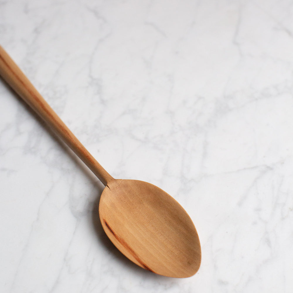 SECONDS - HAND CARVED SWEET GUM COOKING SPOON