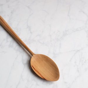 SECONDS - HAND CARVED SWEET GUM COOKING SPOON