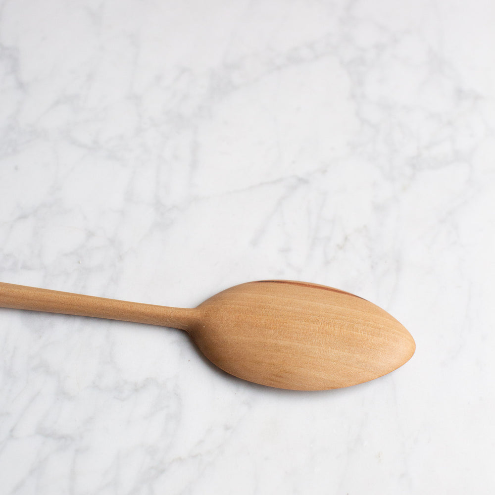 SECONDS - HAND CARVED SWEET GUM COOKING SPOON