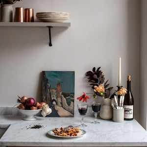 VINTAGE IRONSTONE FRUIT STAND