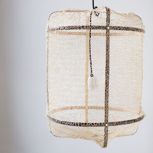 
            
                Load image into Gallery viewer, EX-PROP - SISAL LANTERN LAMPSHADE - Z5 SMALL
            
        