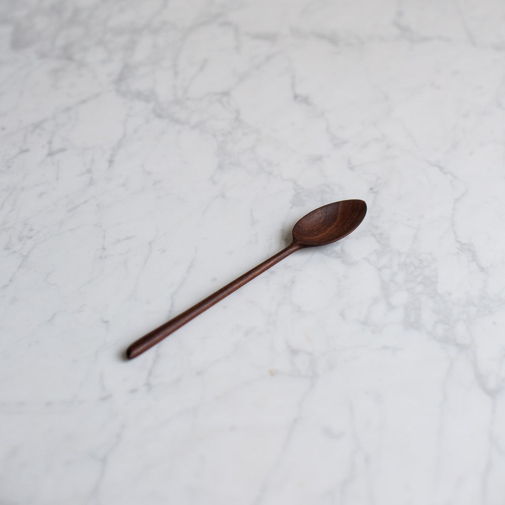 HAND CARVED CONDIMENT SPOON