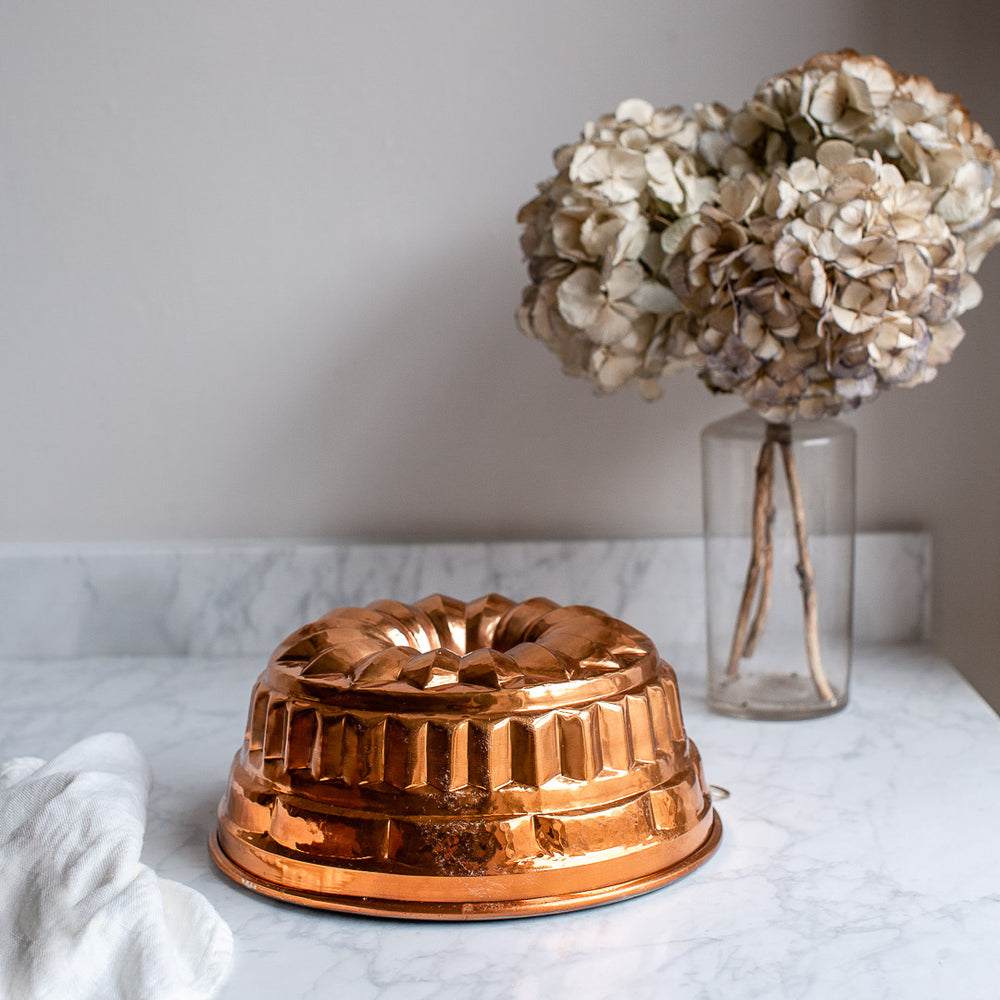 handmade copper bunt cake mould uk