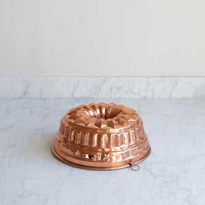 handmade copper bunt cake mould