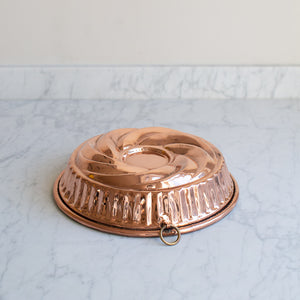 HAND FORGED COPPER CAKE MOULD
