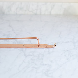 HAND FORGED COPPER KITCHEN HANGING RAIL