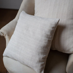 HANDSPUN COTTON CUSHION COVERS IN NATURAL STRIPES