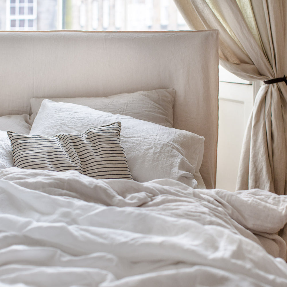 HANDWOVEN COTTON CUSHION COVERS IN PLAIN STRIPES