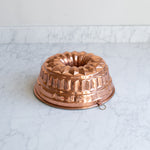 HAND FORGED COPPER BUNDT CAKE MOULD I