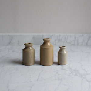 VINTAGE SET OF THREE BUD VASES