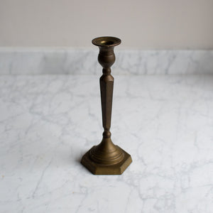 VINTAGE PAIR OF BRASS CANDLESTICKS