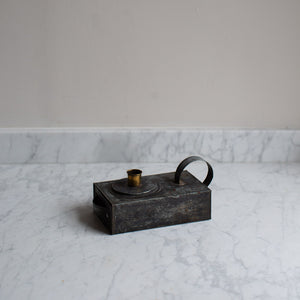 Vintage Tin Matchbox Candle Holder