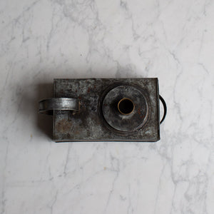Vintage Tin Matchbox Candle Holder