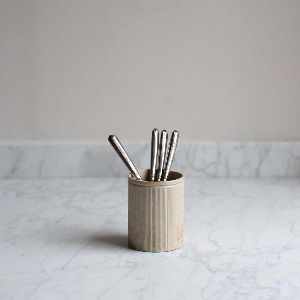 SET OF FOUR VINTAGE STORAGE JARS