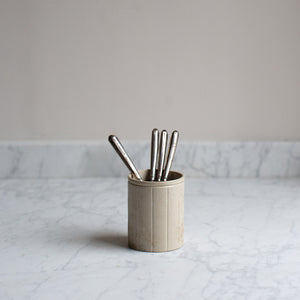 SET OF FOUR VINTAGE STORAGE JARS
