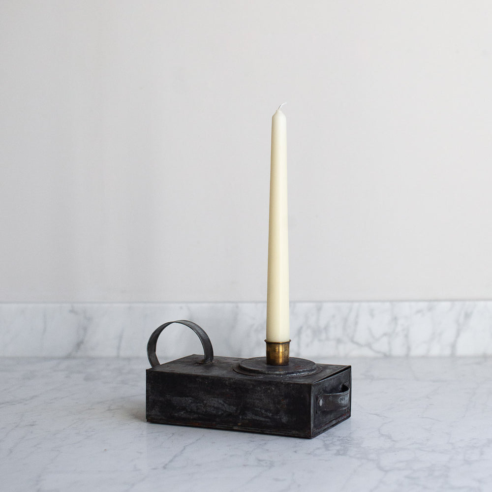 Vintage Tin Matchbox Candle Holder