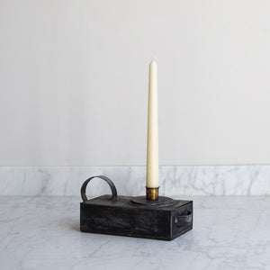 Vintage Tin Matchbox Candle Holder