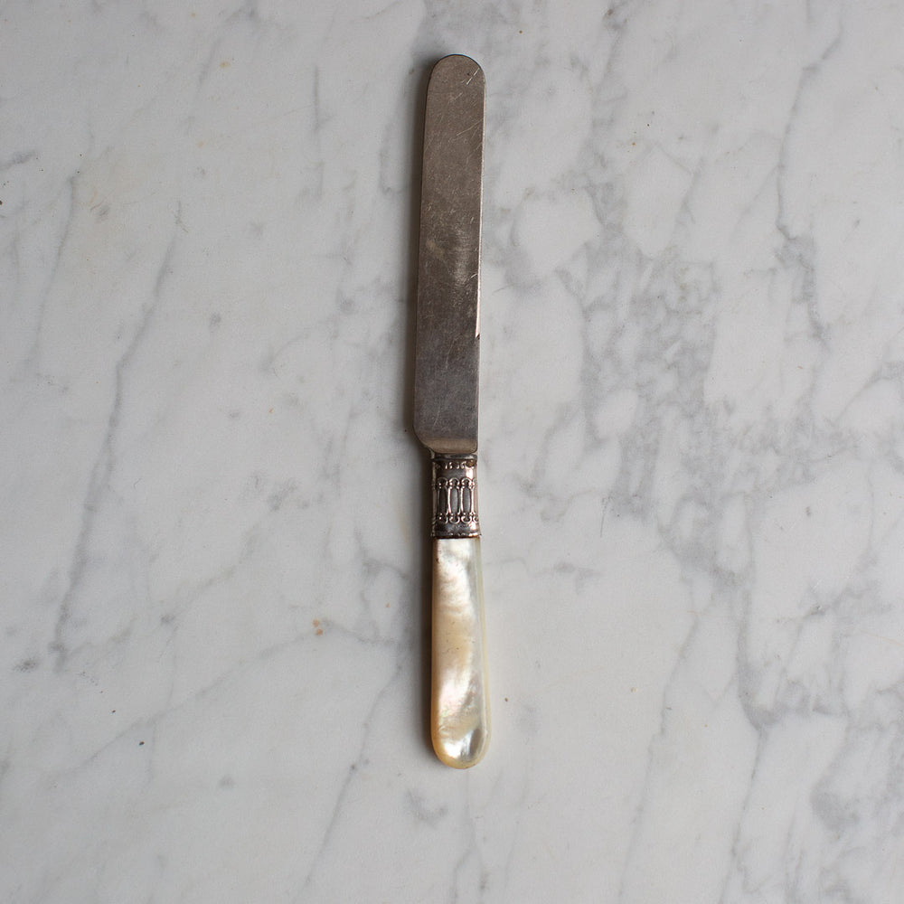 VINTAGE MOTHER OF PEARL KNIFE SET
