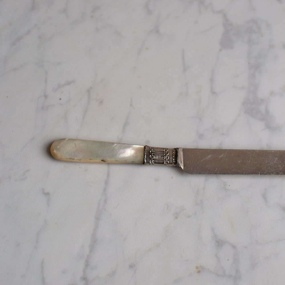 VINTAGE MOTHER OF PEARL KNIFE SET