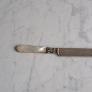 VINTAGE MOTHER OF PEARL KNIFE SET