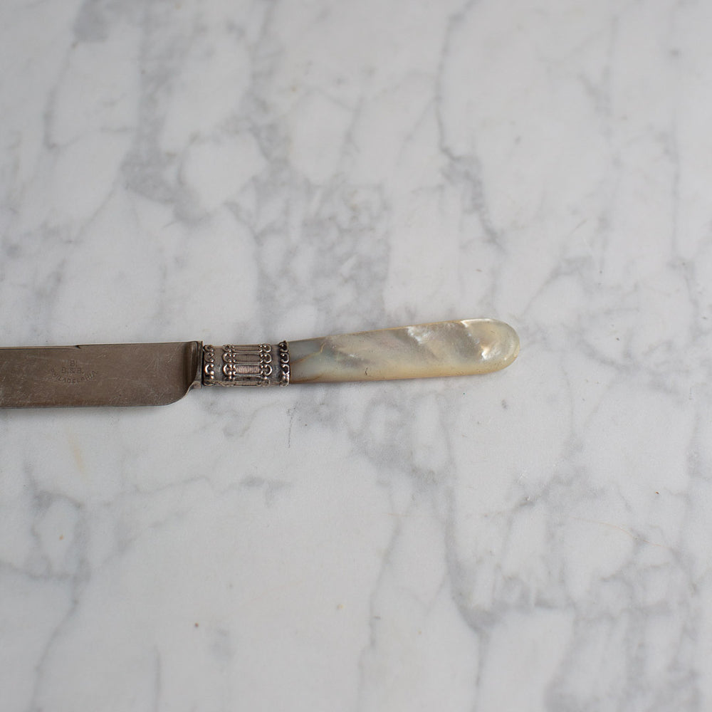 VINTAGE MOTHER OF PEARL KNIFE SET